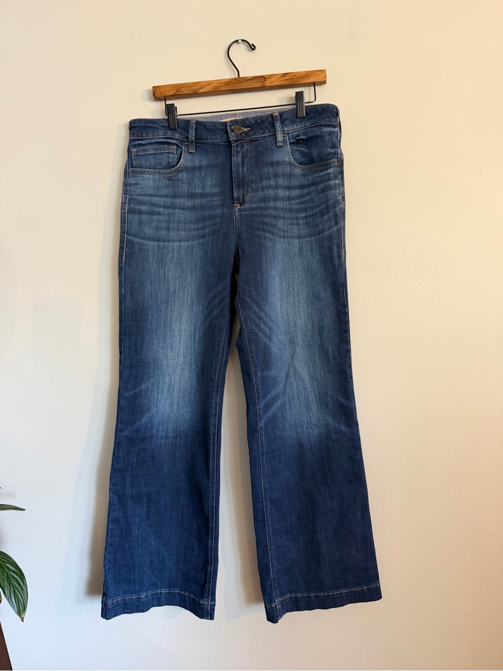 NWT Ariat REAL Perfect Rise Daisy Trouser Jeans 33R Berryessa Wide Leg Western